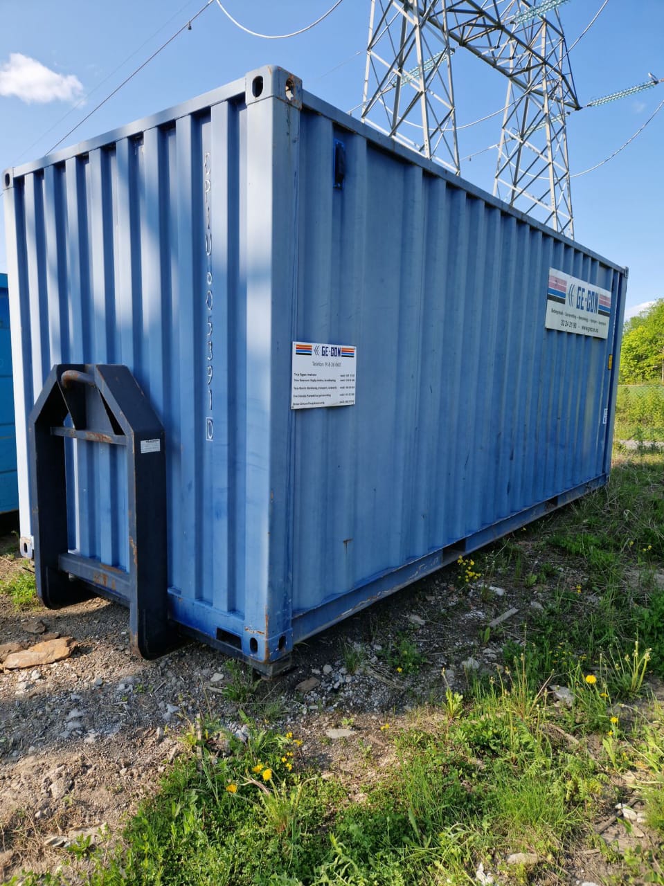 Container 20 pieds sur châssis équipé image 5