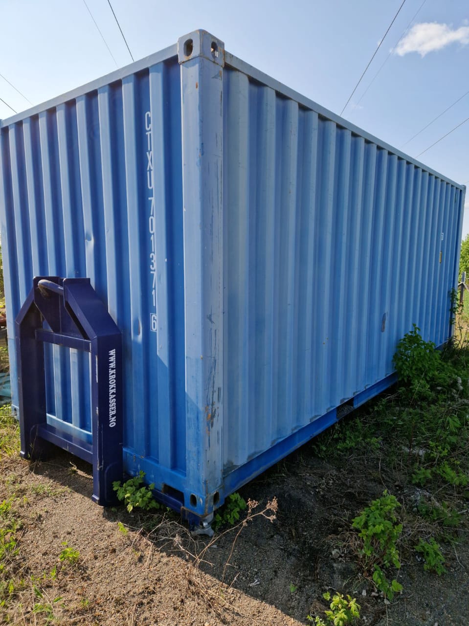 Container 20 pieds sur châssis équipé image 3
