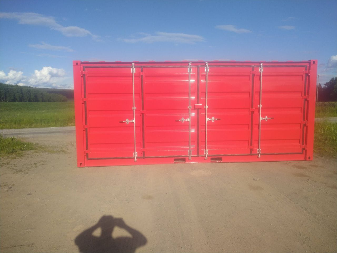 Containers 20 pieds open side d'occasion en bon état