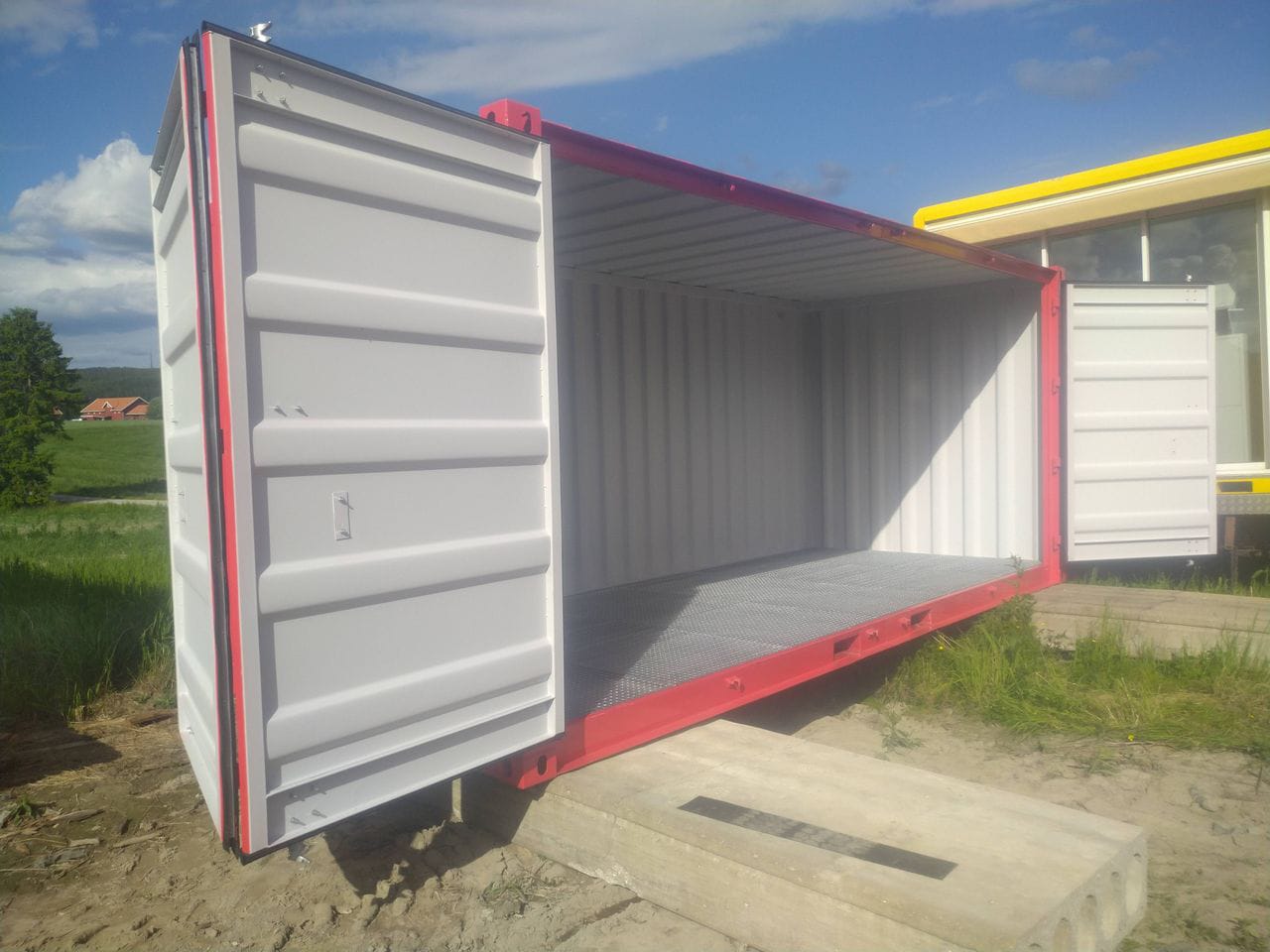 Containers 20 pieds open side d'occasion en bon état image 5