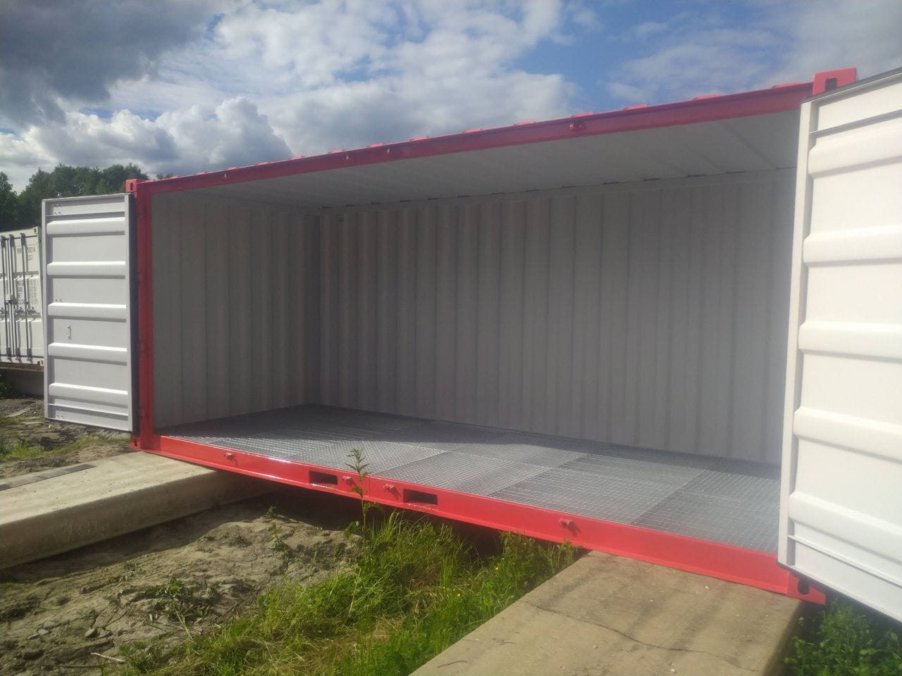 Containers 20 pieds open side d'occasion en bon état image 2