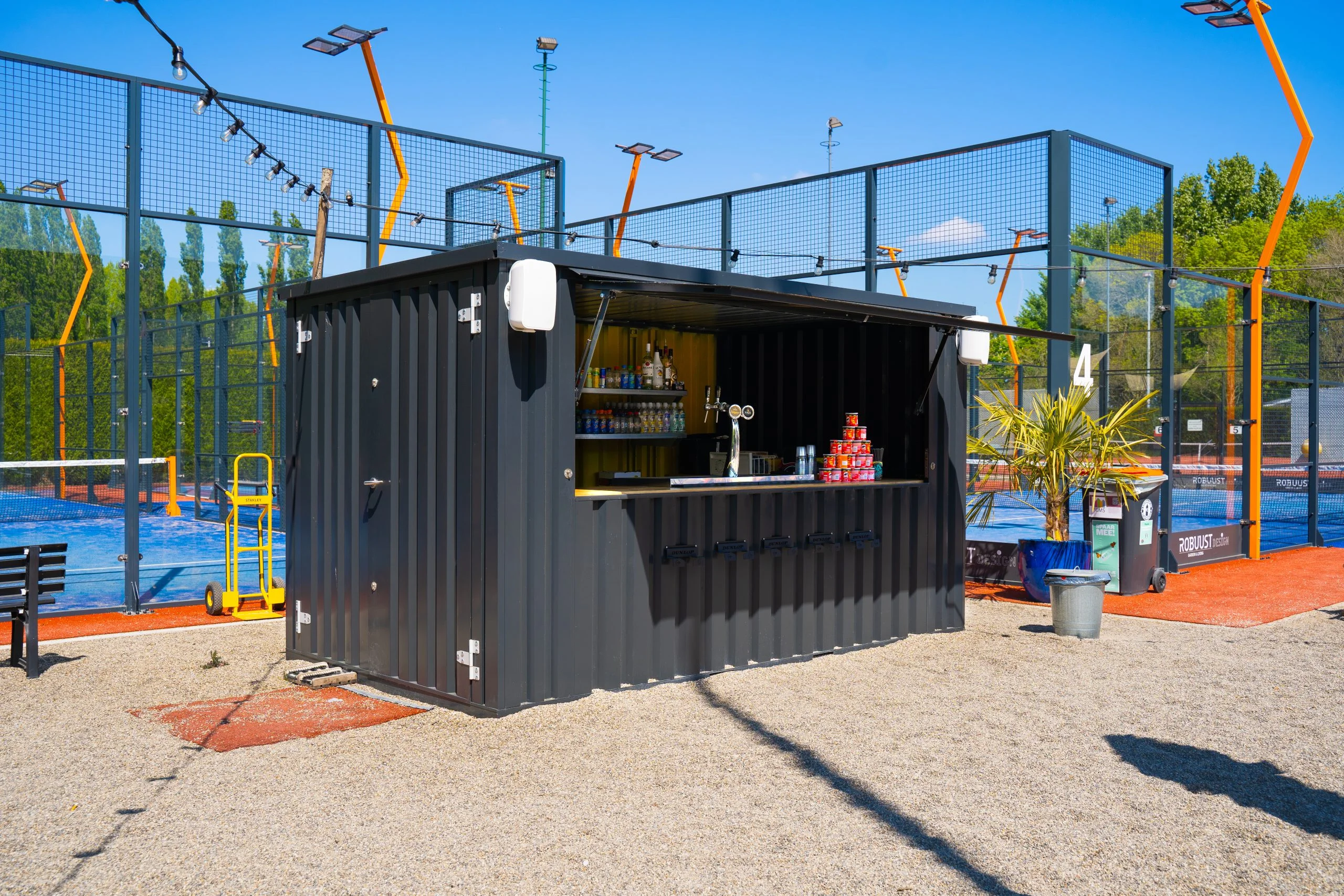 Conteneur bar démontable 4×2 XL RAL 7016 image 5
